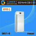 Commercial high quality stainless steel individual quick freezing freezer on wheels GN pan Refrigerated Cabinet